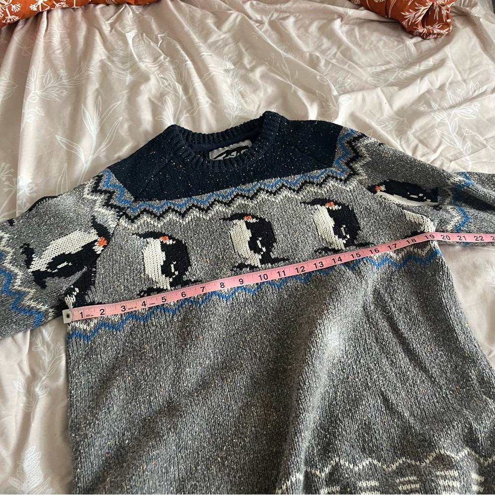 knit penguin sweater - Picture 5 of 6